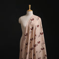 Beige - Kutch Hand Block Ajrakh Print Natural Dyed Cotton Fabric 22