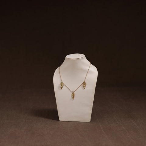 Miharu Tribal Dokra Brass Necklace 01