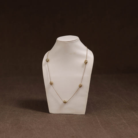 Miharu Tribal Dokra Brass Necklace 02