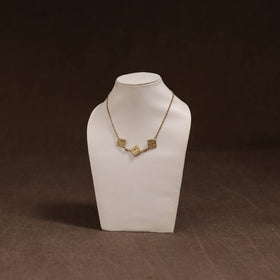 Miharu Tribal Dokra Brass Choker Necklace 03