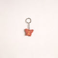 Fish - Abstract Pastel Handpainted Hand-Carved Wooden Keychain 26