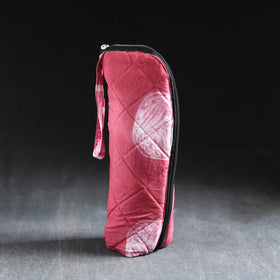 Pink Handmade Cotton 1L Water Bottle Cover