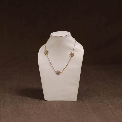 Miharu Tribal Dokra Brass Necklace 06