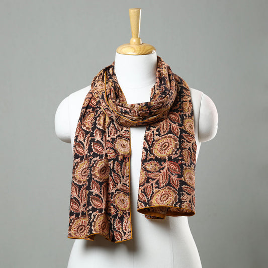 Multicolor - Kalamkari Block Printed Cotton Stole 13