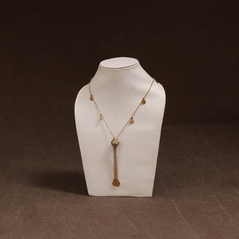 Miharu Tribal Dokra Brass Pendant Necklace 07
