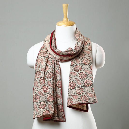 Kalamkari Block Printed Cotton Stole 14