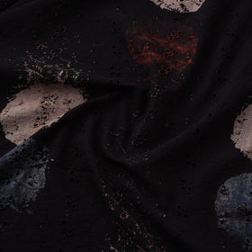Natural Dyed Ajrakh Hand Block Print Cotton Hakoba Fabric 100