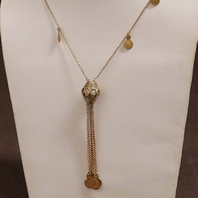 Miharu Tribal Dokra Brass Pendant Necklace 07