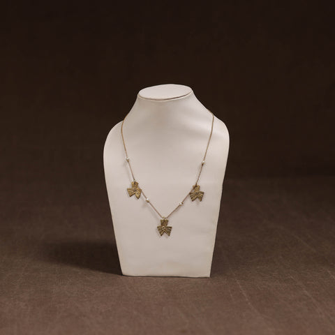 Miharu Tribal Dokra Brass Necklace 08