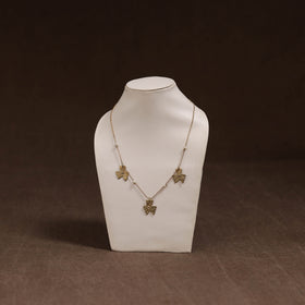 Miharu Tribal Dokra Brass Necklace 08