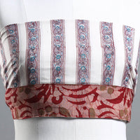 Multicolor - Sanganeri Block Printed Cotton Blouse Piece