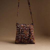 Multicolor - Handmade Quilted Cotton Sling Bag 12