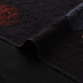 Natural Dyed Ajrakh Hand Block Print Cotton Hakoba Fabric 102