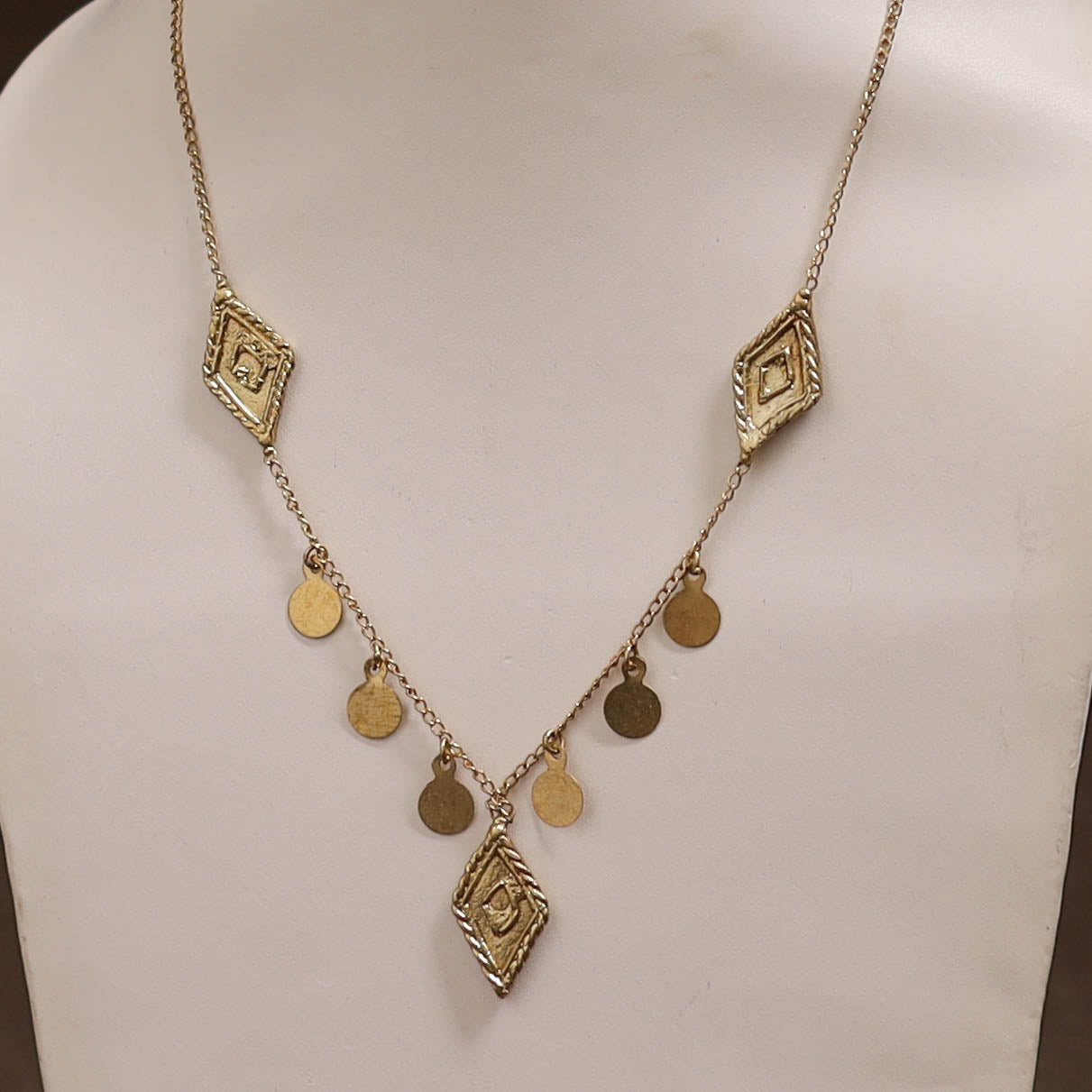 Miharu Tribal Dokra Brass Necklace 10