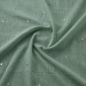 Kutch Organic Kala Cotton Mirror Work Pure Handwoven Fabric 02