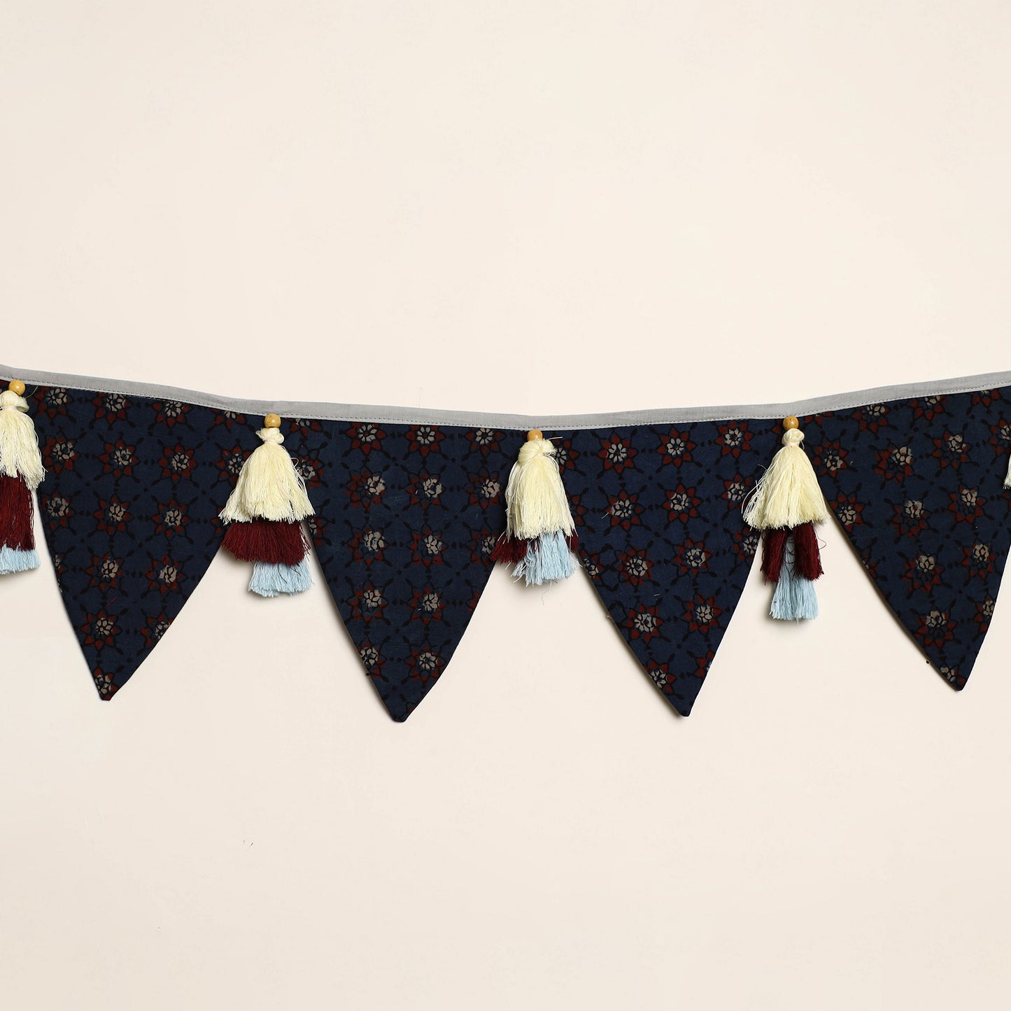  Handmade Fabric Beads & Tassels Toran