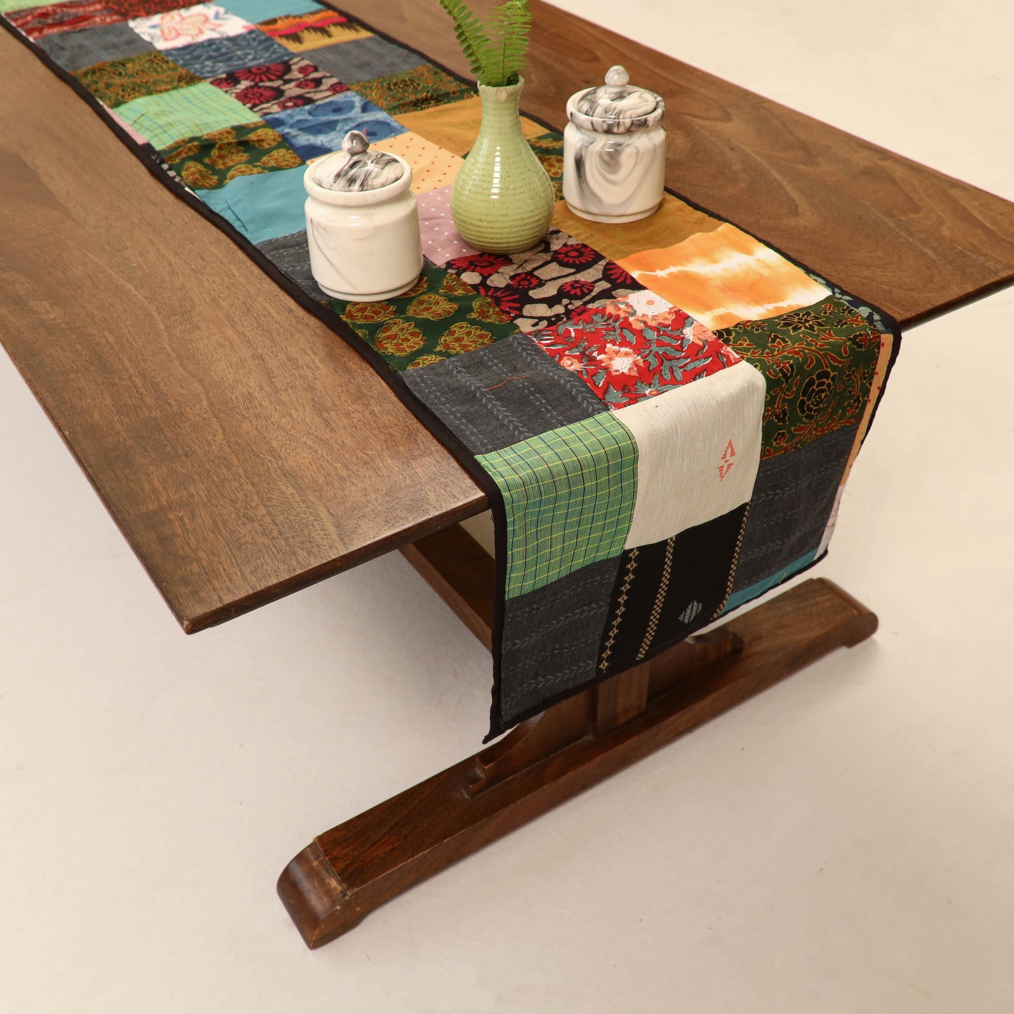 Handcrafted Cotton Patchwork Table Runner 18