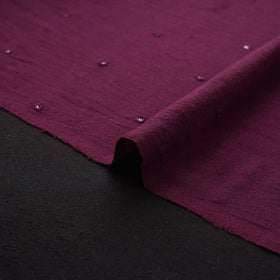 Kutch Organic Kala Cotton Mirror Work Pure Handwoven Fabric 03