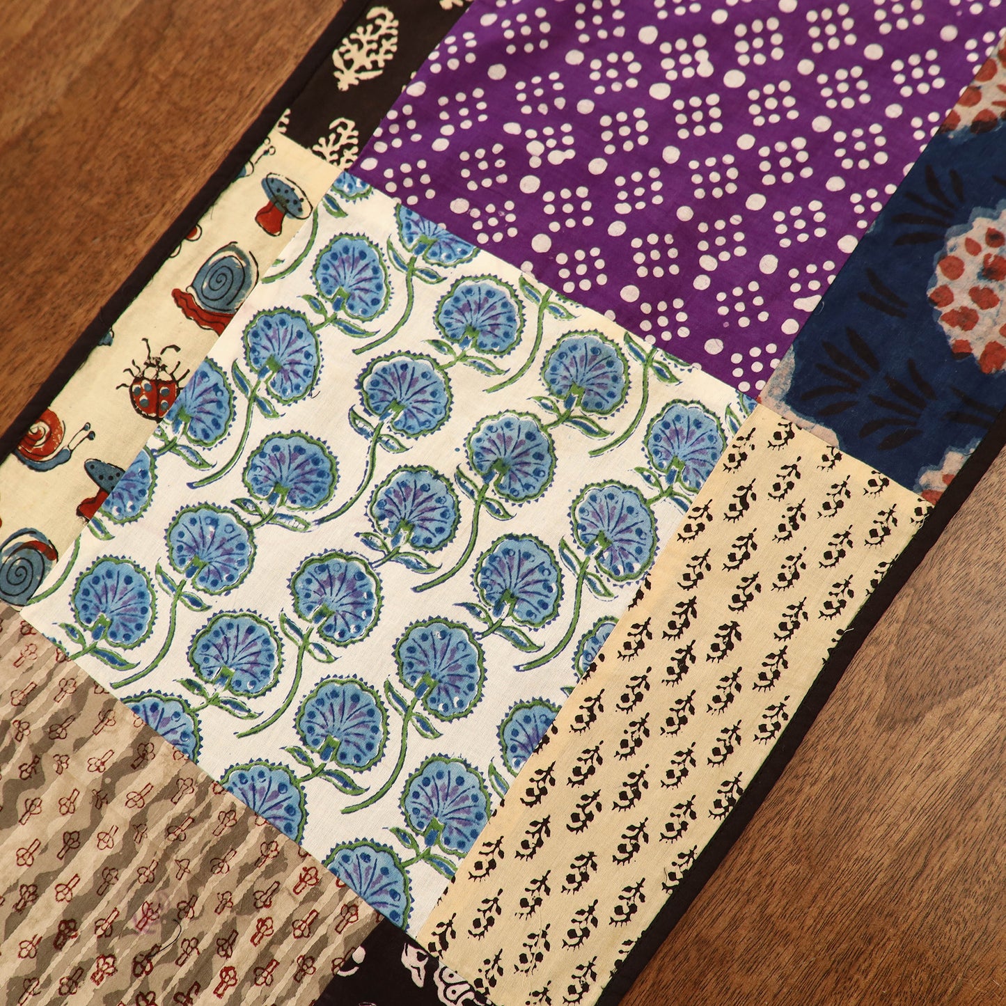 Handcrafted Cotton Patchwork Table Runner 19