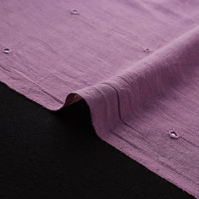 Kutch Organic Kala Cotton Mirror Work Pure Handwoven Fabric 04