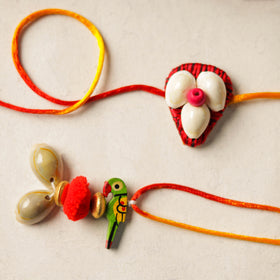 Buy Handmade Beadwork Rakhi & Lumba Set 02 Online at iTokri.com