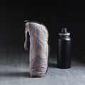 Grey Handmade Cotton 1L Water Bottle Cover