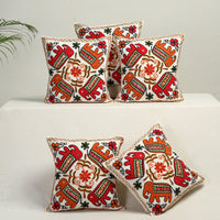 Aari Embroidery Cushion Cover