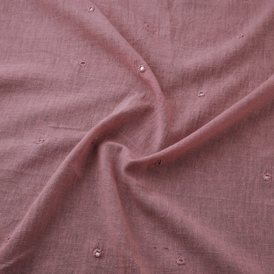 Kutch Organic Kala Cotton Mirror Work Pure Handwoven Fabric 06