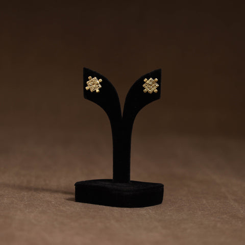 Miharu Tribal Dokra Brass Stud Earrings 18