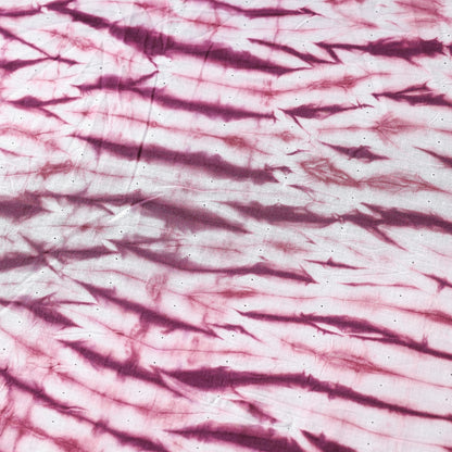 Purple - Shibori Tie-Dye Pure Cotton Fabric