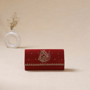 Zardozi Hand Embroidered Clutch 03