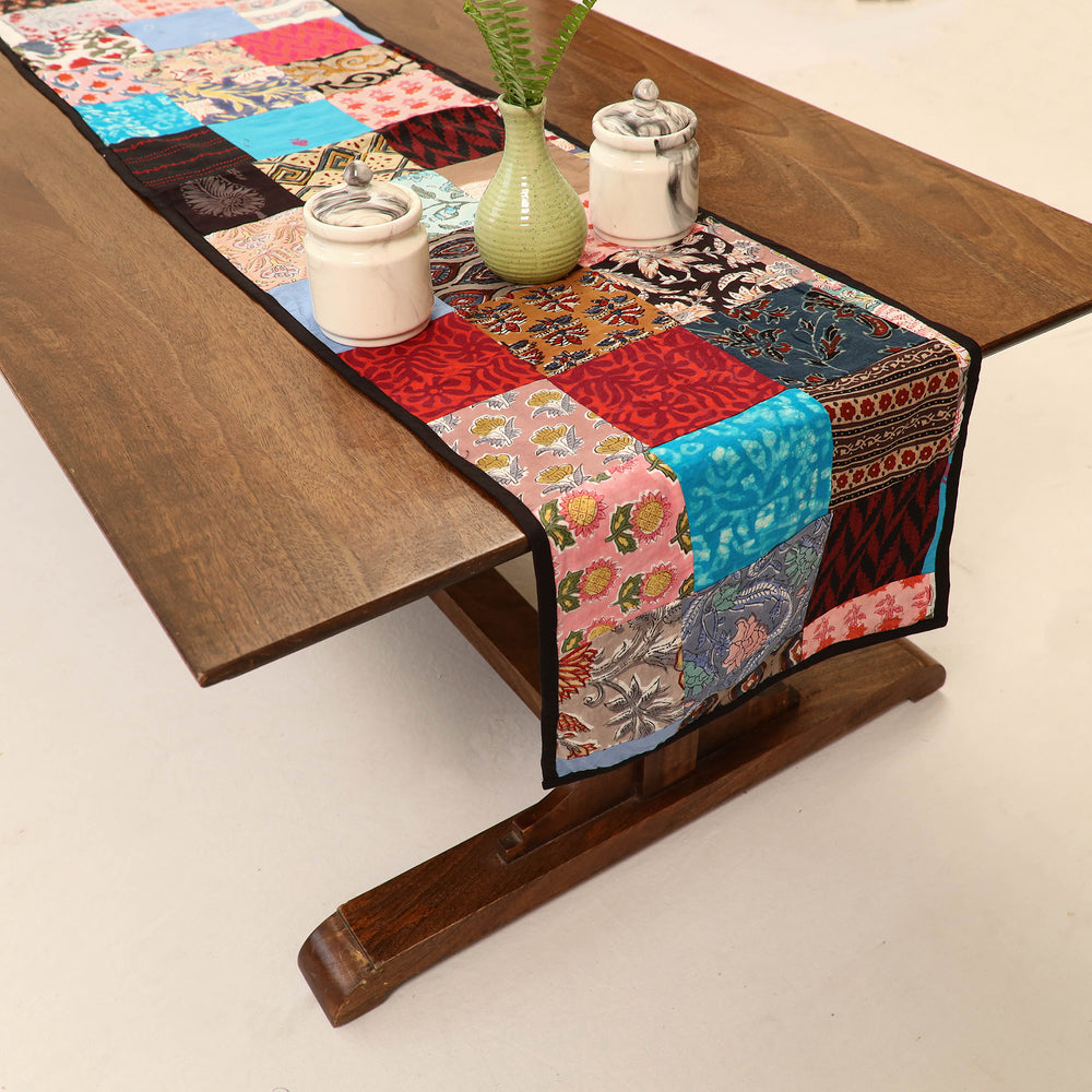 Handcrafted Cotton Patchwork Table Runner 27