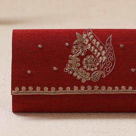 Zardozi Hand Embroidered Clutch 03