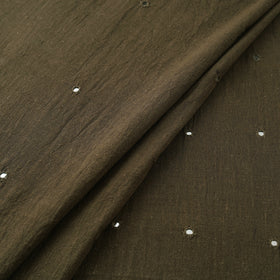 Kutch Organic Kala Cotton Mirror Work Pure Handwoven Fabric 08