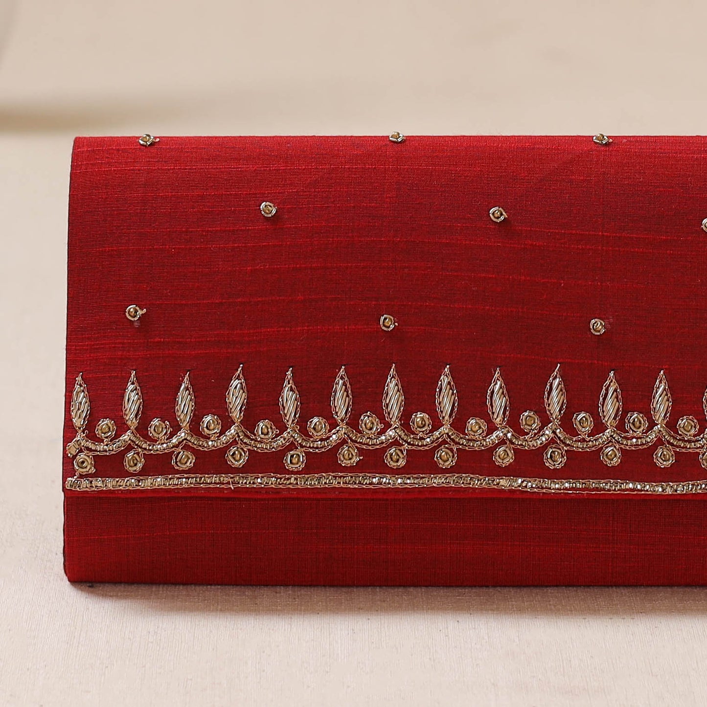 Zardozi Hand Embroidered Clutch 04