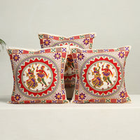 Aari Embroidery Cushion Cover