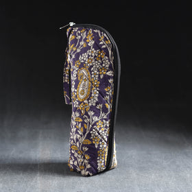 Purple Handmade Cotton 1L Water Bottle Cover