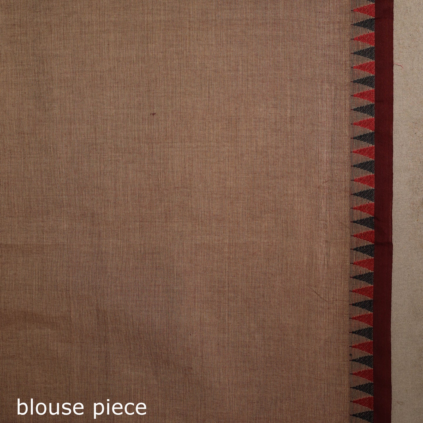 Brown - kandangi chettinad cotton saree with border 105