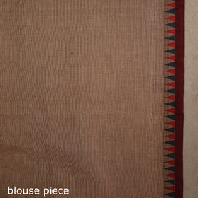 Brown - kandangi chettinad cotton saree with border 105