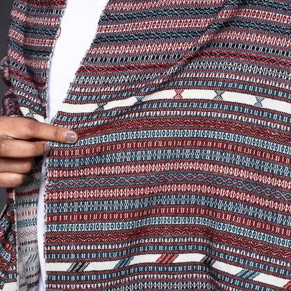 Multicolor - Kutch Weaving Handloom Merino Woolen Shawl