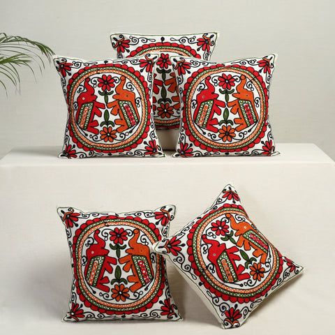 Aari Embroidery Cushion Cover