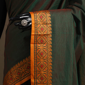 Green - kandangi chettinad cotton saree with border 106