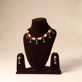 Multicolor - german silver thread beads necklace set 07