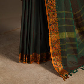 Green - kandangi chettinad cotton saree with border 106