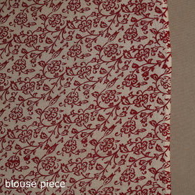 Yellow Printed Cotton Kalamkari Saree
