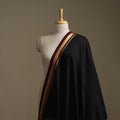 Black - Karnataka Weave Cotton Khun Fabric 05