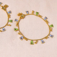 meenakari anklets