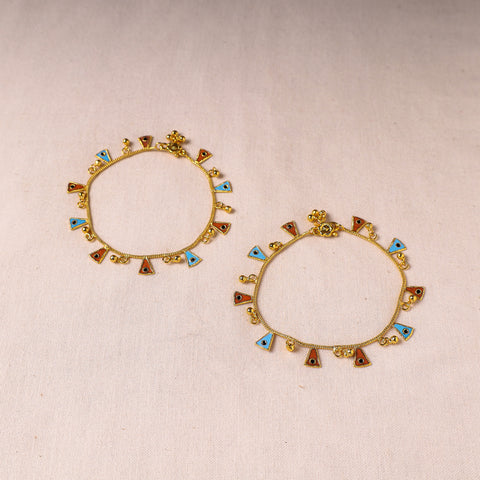 meenakari anklets