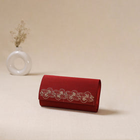 Zardozi Hand Embroidered Clutch 11