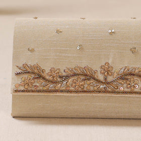 Zardozi Hand Embroidered Clutch 12